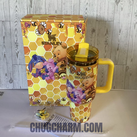 Stanley Pooh Bear Tumbler 40 OZ