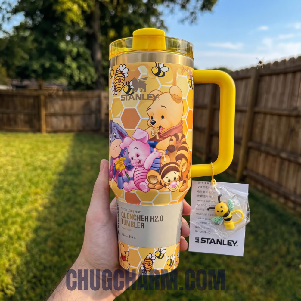 Stanley Pooh Bear Tumbler 40 OZ