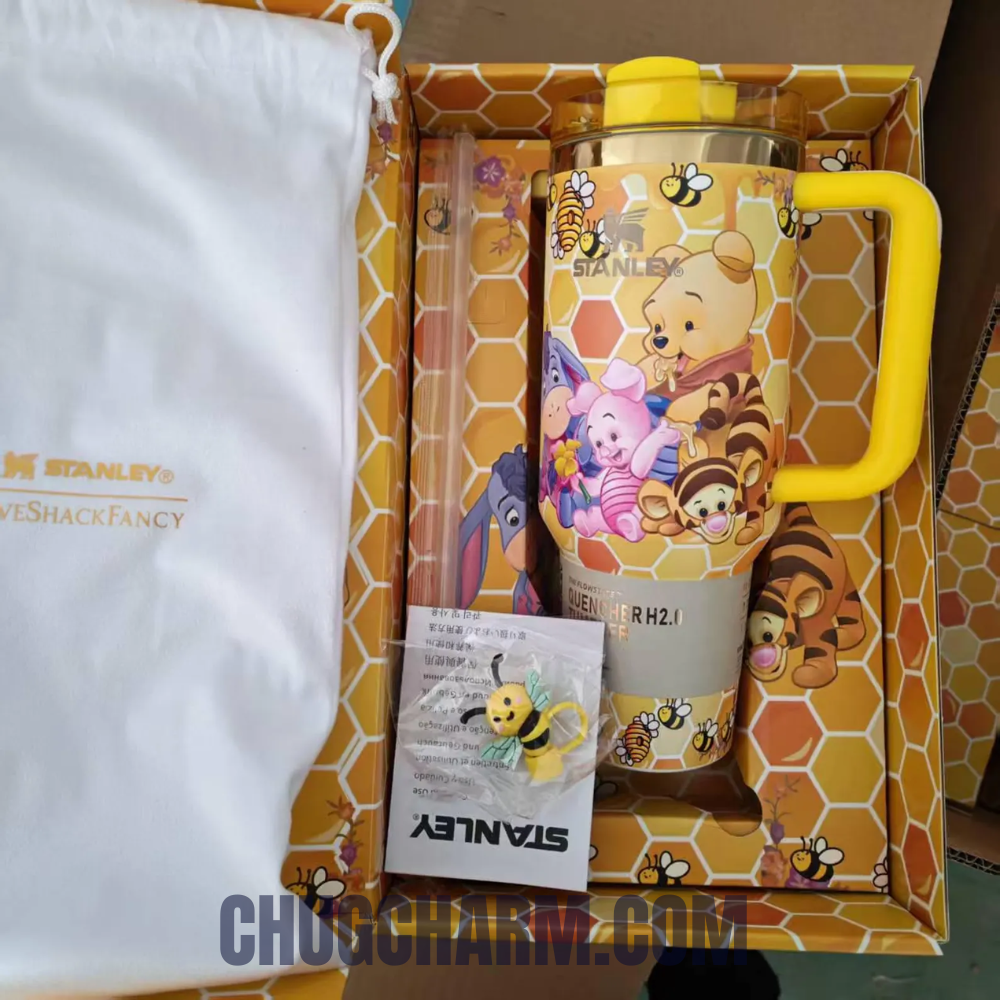 Stanley Pooh Bear Tumbler 40 OZ
