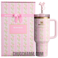 Stanley Blooming Heirloom 40oz Tumbler with Gift Box – floral-inspired insulated tumbler in a timeless design, beautifully packaged for gifting.