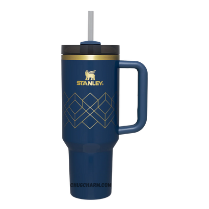 Stanley Nightfall Gloss Deco 40oz Tumbler – sleek, insulated tumbler with a deep, glossy finish in a rich nightfall color for a sophisticated look.
