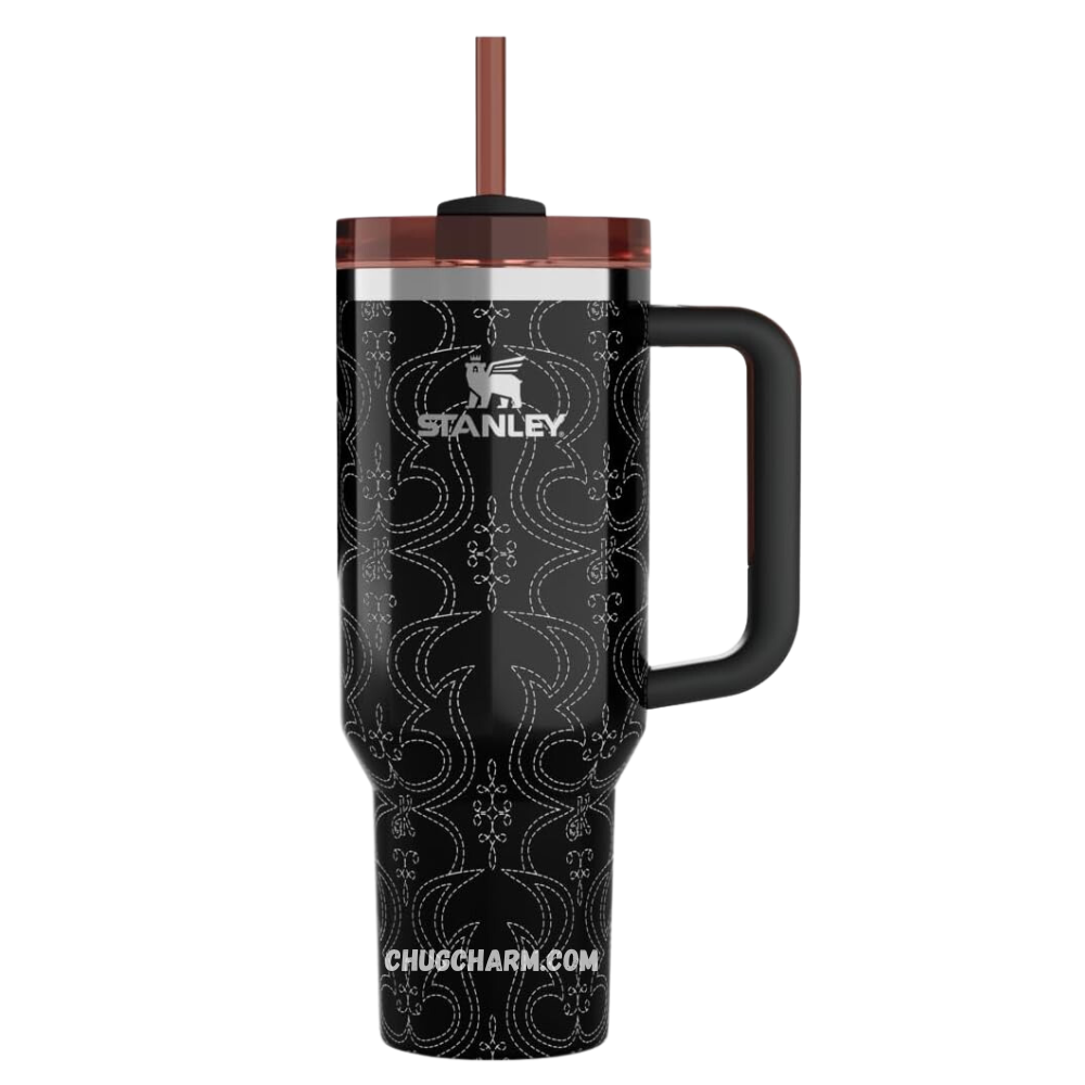 Stanley X Barbie 80s Western Ken 40oz Tumbler – insulated tumbler with a vintage Western-themed design inspired by Ken’s 80s style.