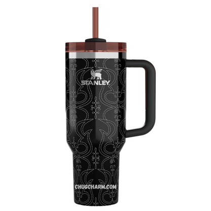 Stanley X Barbie 80s Western Ken 40oz Tumbler – insulated tumbler with a vintage Western-themed design inspired by Ken’s 80s style.