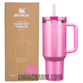 Stanley X Starbucks Pink 40oz Tumbler – trendy insulated tumbler in a soft pink color, perfect for coffee enthusiasts and those on the go.