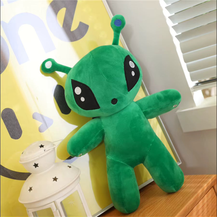 Alien Plush Toy 30cm Green Tentacled Horned Soft Stuffed Pillow