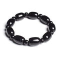 Beaded Bracelet Natural Stone Green Agate Drum Barrel Shape for Women