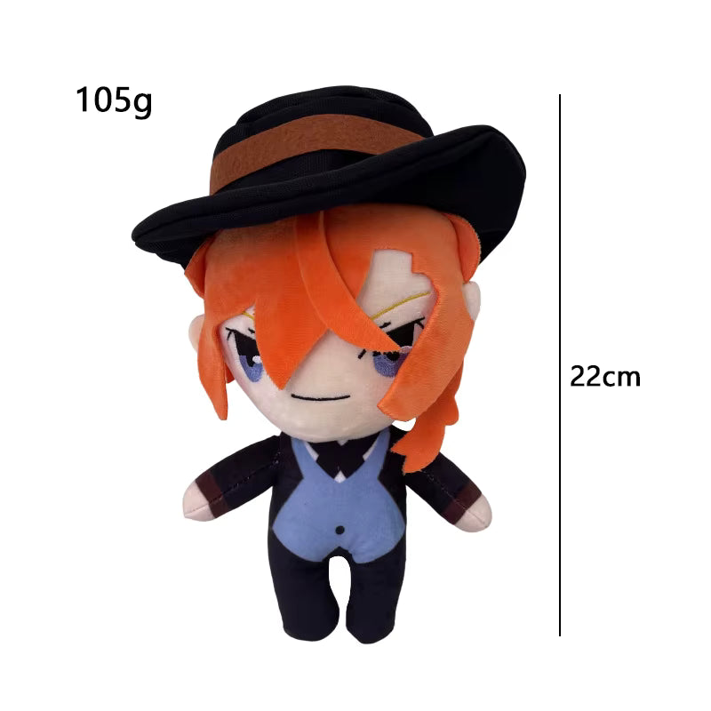 Bungou Stray Dogs Plush Toy Osamu Dazai Nakahara Chuya 22cm