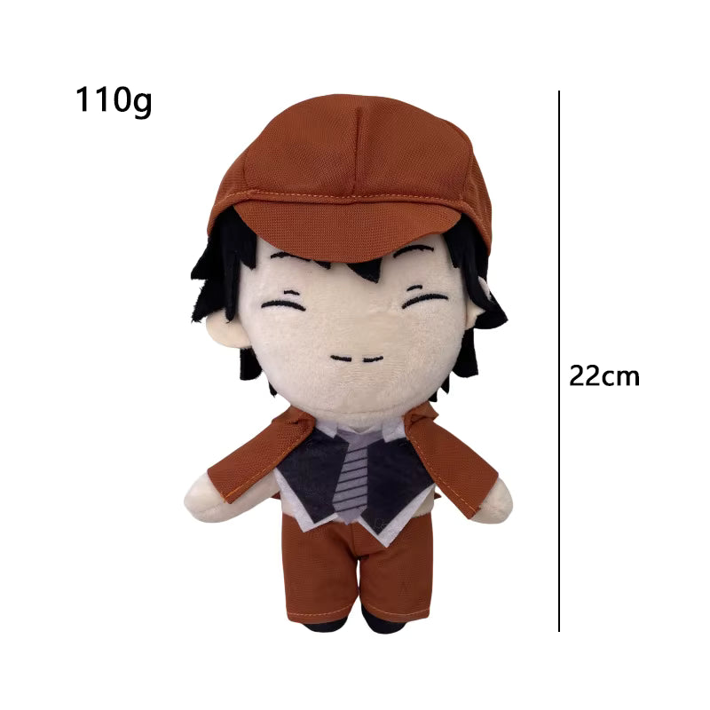 Bungou Stray Dogs Plush Toy Osamu Dazai Nakahara Chuya 22cm