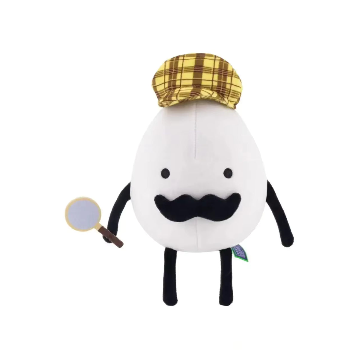 Detective Egg Plush Toy Tavren 25cm White PP Cotton Filled