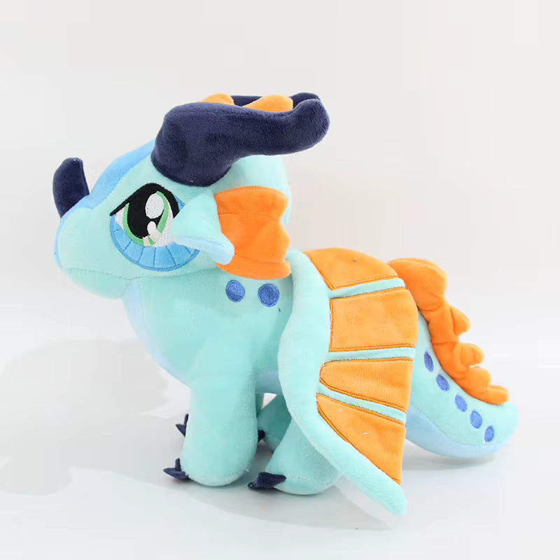 Dragon Plush Toy 30cm Soft PP Cotton Colorful Stuffed Pillow for Kids