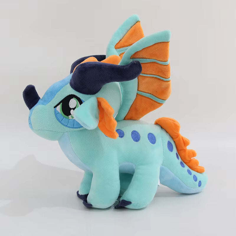 Dragon Plush Toy 30cm Soft PP Cotton Colorful Stuffed Pillow for Kids