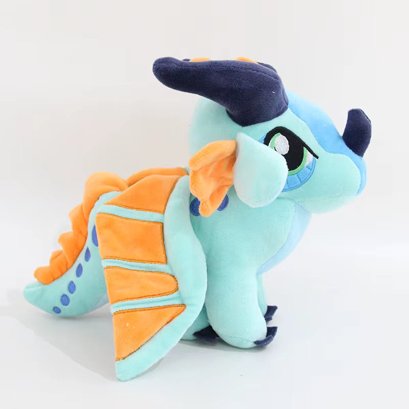 Dragon Plush Toy 30cm Soft PP Cotton Colorful Stuffed Pillow for Kids