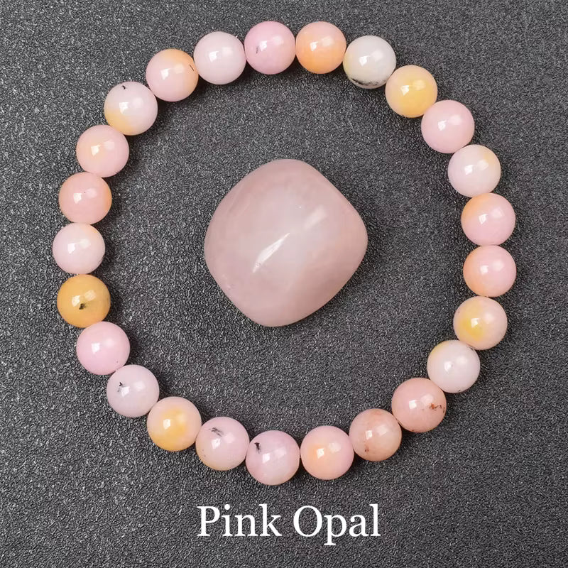 Epidote Zoisite Beaded Bracelet Natural Elastic for Women