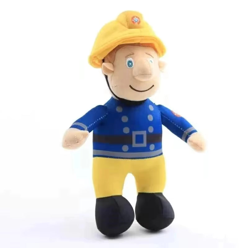 Fireman Sam Plush Toy 25cm PP Cotton Filled Firefighter Doll