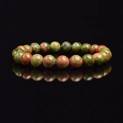 Moonstone Beaded Bracelet Genuine Blue Moonstone 6mm 8mm Elastic