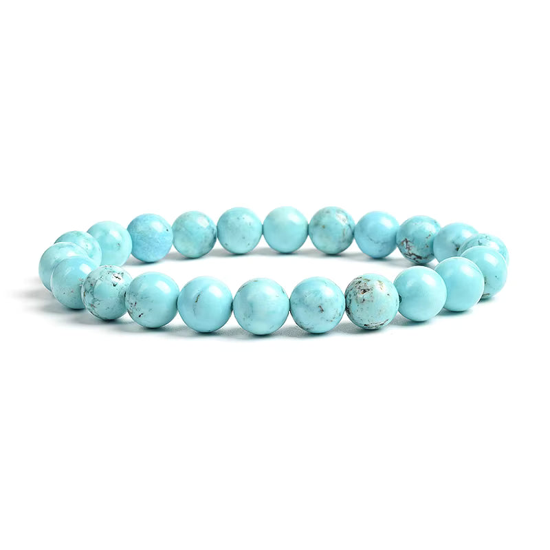 Moonstone Beaded Bracelet Genuine Blue Moonstone 6mm 8mm Elastic