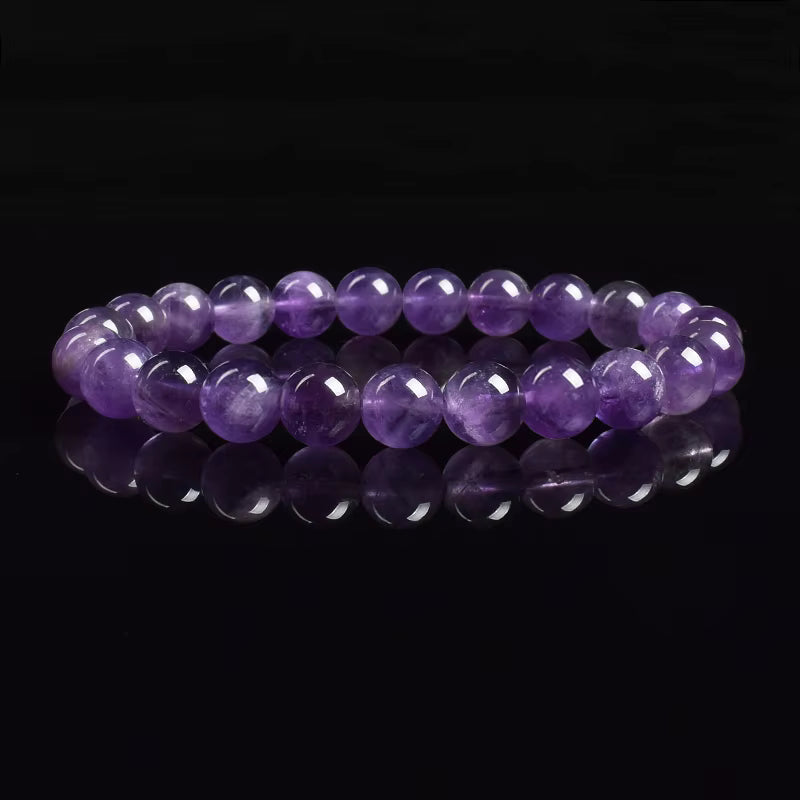 Moonstone Beaded Bracelet Genuine Blue Moonstone 6mm 8mm Elastic