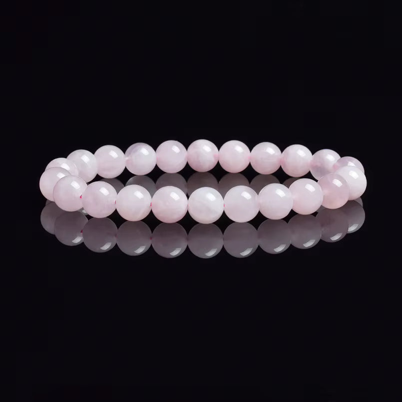 Moonstone Beaded Bracelet Genuine Blue Moonstone 6mm 8mm Elastic