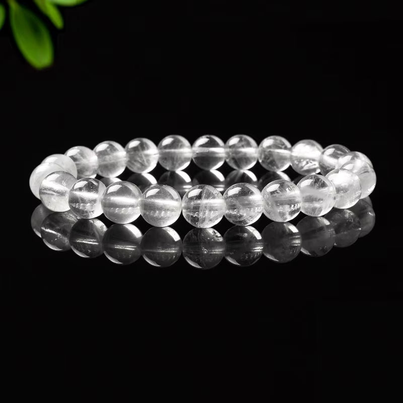 Moonstone Beaded Bracelet Genuine Blue Moonstone 6mm 8mm Elastic