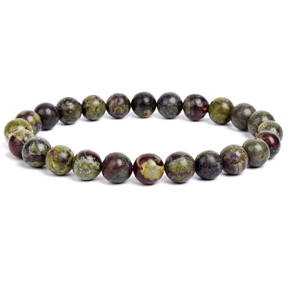 Natural Stone Beaded Bracelet Elastic Unisex Amethyst Quartz Jade Agate