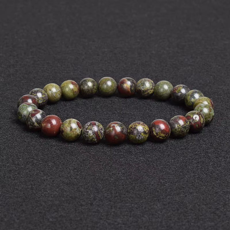Natural Stone Bracelet Lapis Lazuli Apatite Tiger Eye 8mm Elastic