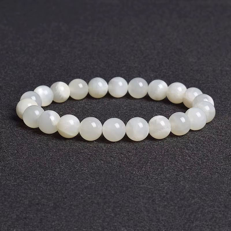 Natural Stone Bracelet Lapis Lazuli Apatite Tiger Eye 8mm Elastic