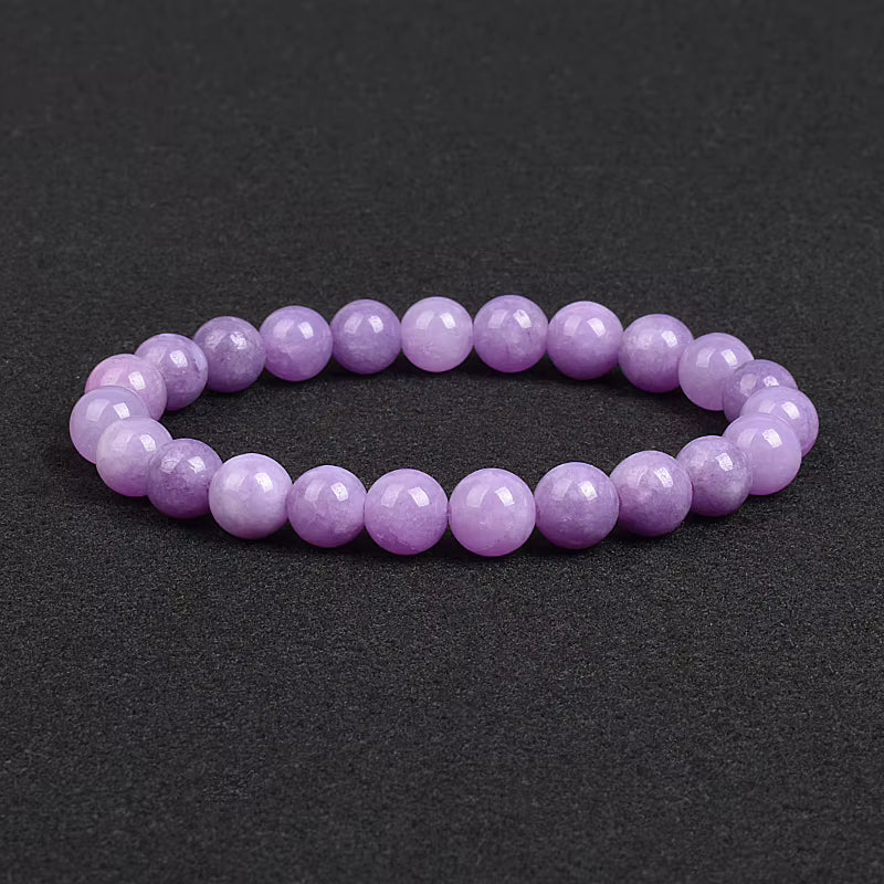 Natural Stone Bracelet Lapis Lazuli Apatite Tiger Eye 8mm Elastic