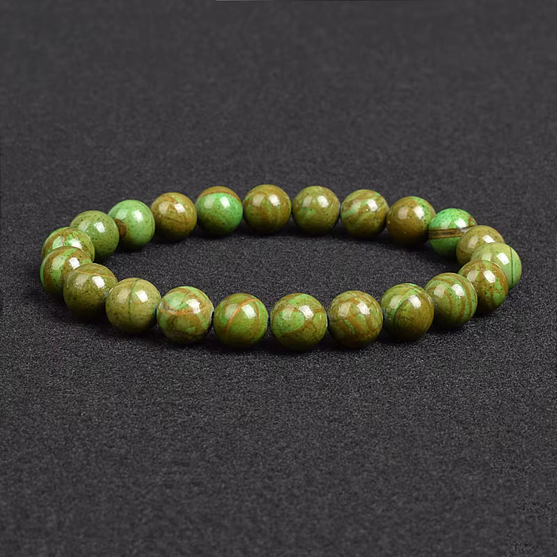 Natural Stone Bracelet Lapis Lazuli Apatite Tiger Eye 8mm Elastic