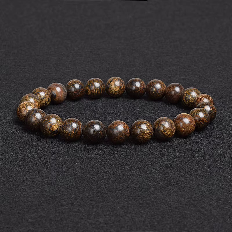 Natural Stone Bracelet Lapis Lazuli Apatite Tiger Eye 8mm Elastic