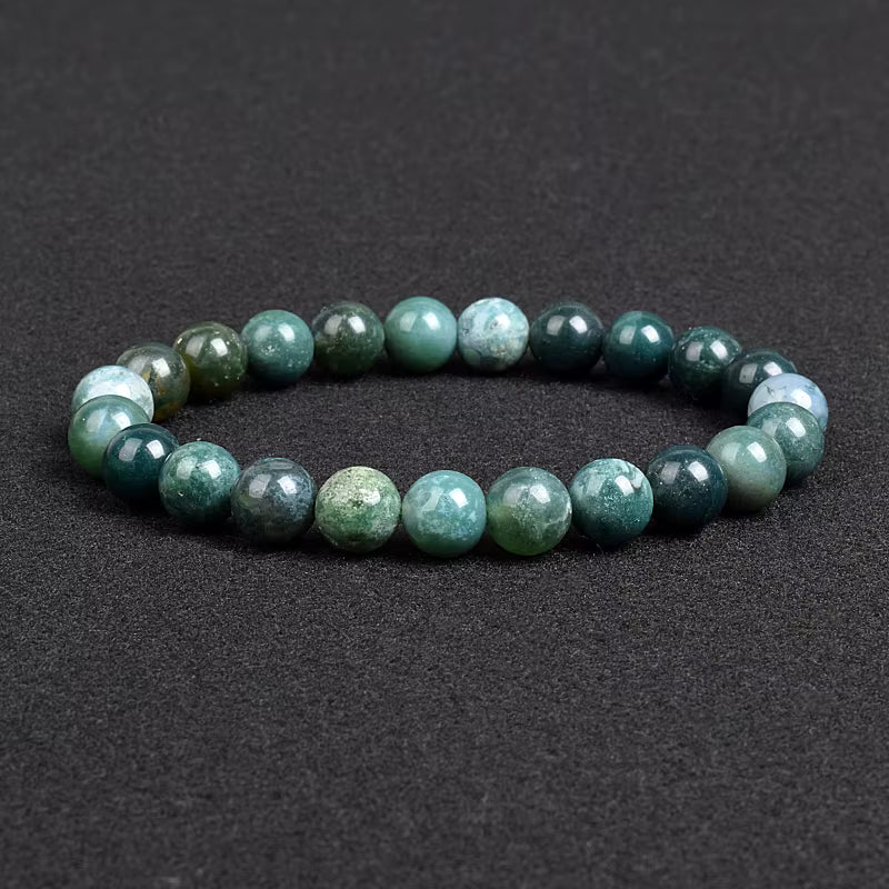 Natural Stone Bracelet Lapis Lazuli Apatite Tiger Eye 8mm Elastic