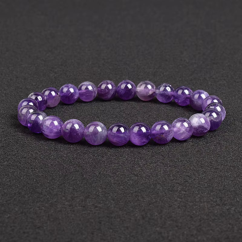 Natural Stone Bracelet Lapis Lazuli Apatite Tiger Eye 8mm Elastic