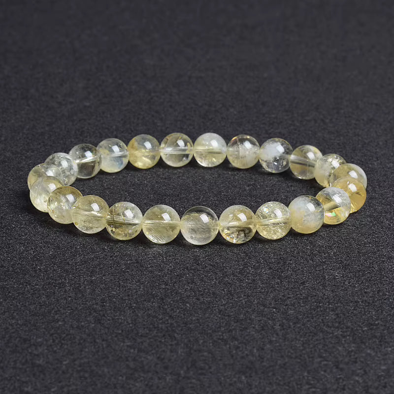 Natural Stone Bracelet Lapis Lazuli Apatite Tiger Eye 8mm Elastic