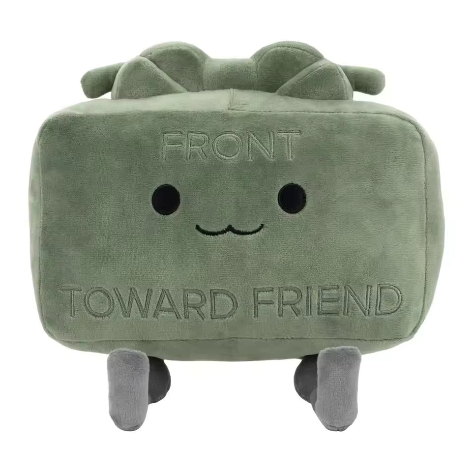 Plush Doll 20cm Small Square Soft Cartoon Toy with PP Cotton Filling
