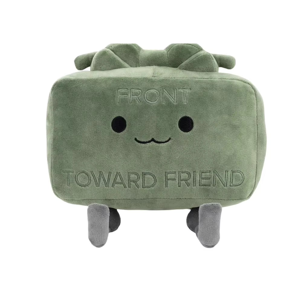 Plush Doll 20cm Small Square Soft Cartoon Toy with PP Cotton Filling
