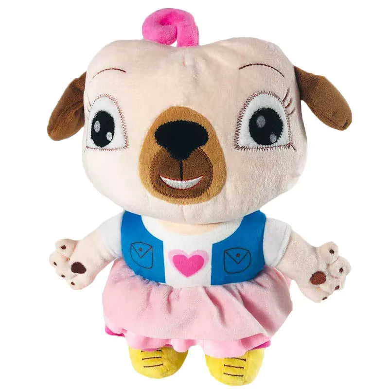 Plush Toy Mouse 17cm and Dog 30cm Cartoon PP Cotton Stuffed Animal