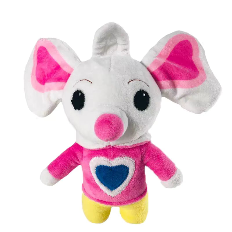Plush Toy Mouse 17cm and Dog 30cm Cartoon PP Cotton Stuffed Animal