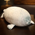 Sea Lion Plush Pillow 30cm Chubby 3D Angry Face PP Cotton Stuffed Toy