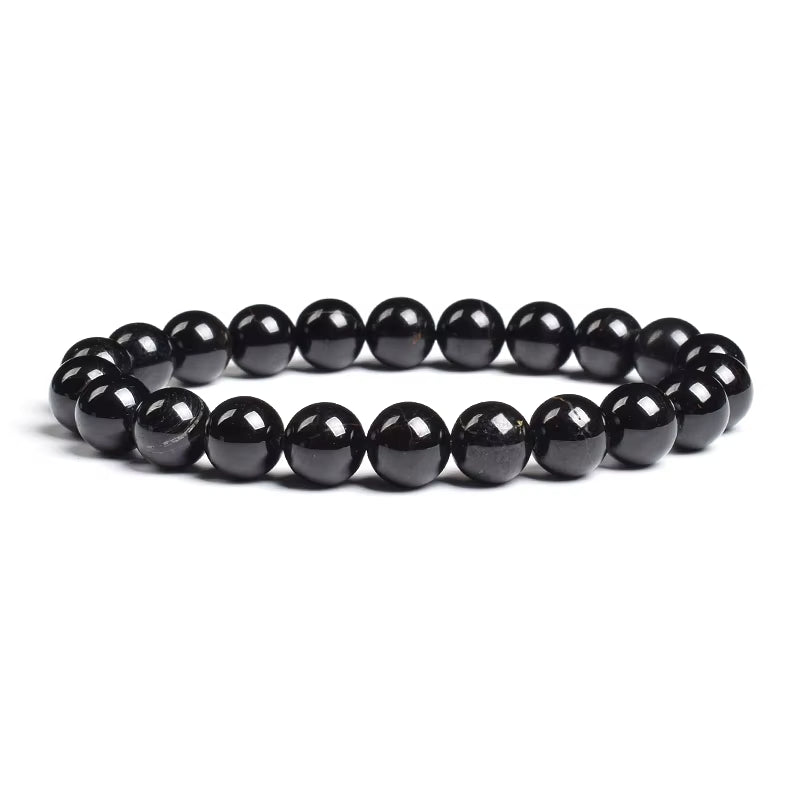 White Moonstone Beaded Bracelet Natural 8mm Elastic Unisex