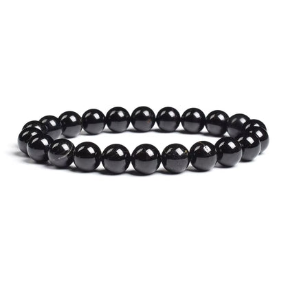 White Moonstone Beaded Bracelet Natural 8mm Elastic Unisex