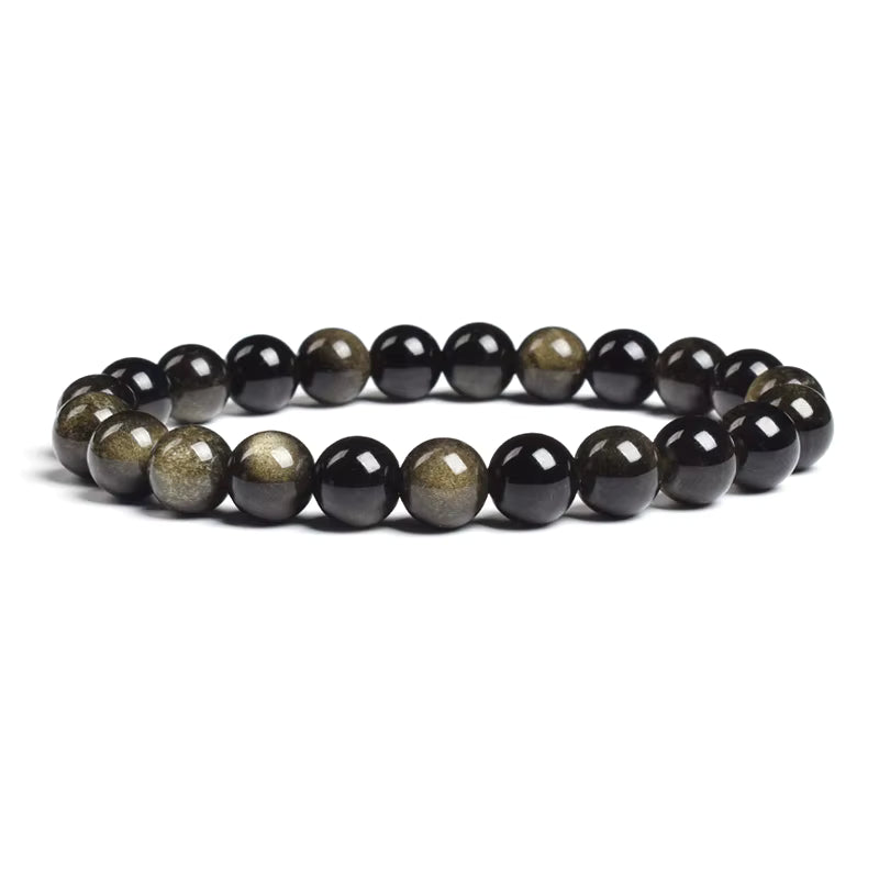 White Moonstone Beaded Bracelet Natural 8mm Elastic Unisex
