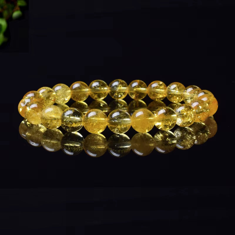 White Moonstone Beaded Bracelet Natural 8mm Elastic Unisex
